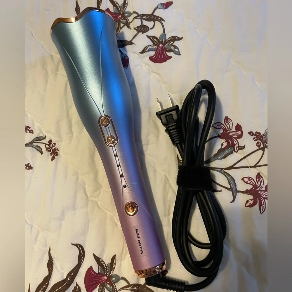 Automatic Hair Curler - Pink and Blue - Picture 2 of 4